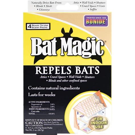Bat Magic Bat Repellent: The Natural Alternative to Harmful Bat Control Methods